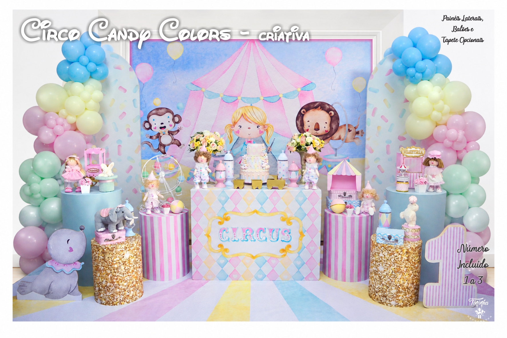 Circo Candy Colors -criativa